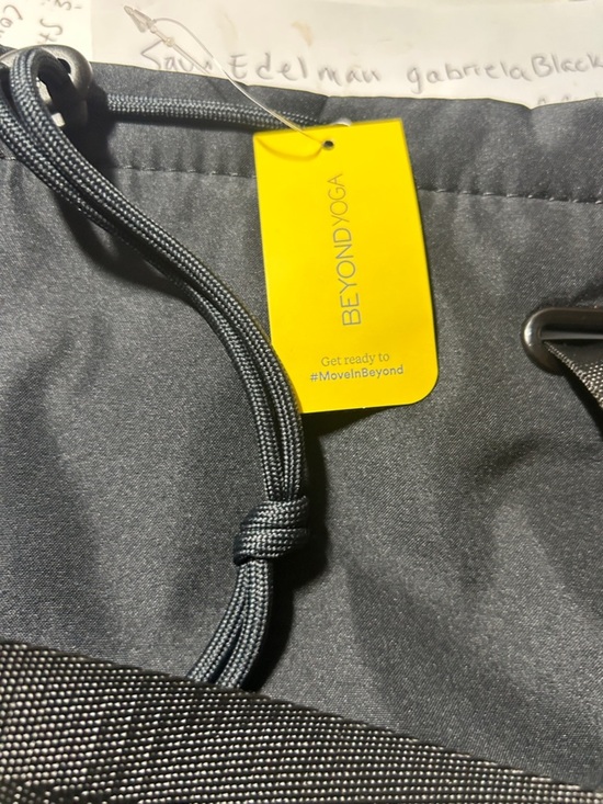 NWT Beyond Yoga Convertible Gym Backpack Black Active Wear main image 5